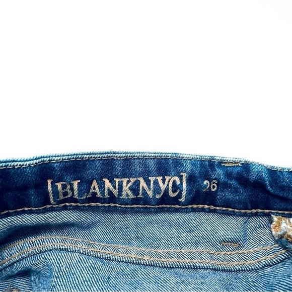 Blank NYC Jean Shorts “Jeepin” Denim Size 26 = 4 nyc Cutoffs Cut Offs New - Picture 3 of 6